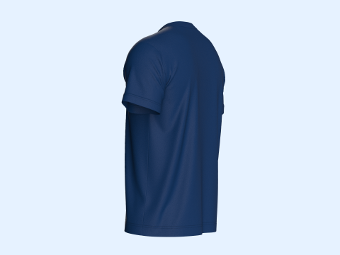 Tommy Hilfiger Blue T-Shirt Model 3D