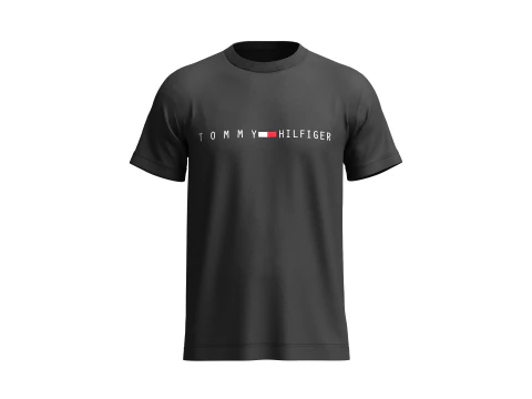 Kaos Hitam Tommy Hilfiger Model 3D