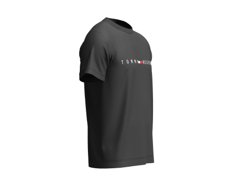 Tommy Hilfiger Black T-Shirt Model 3D