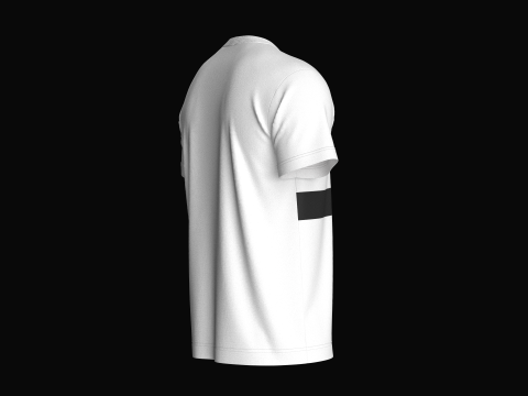 Tommy Hilfiger White T-Shirt 3D Model