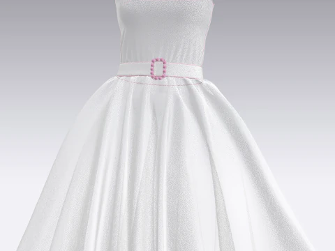 Barbie Dress 3D Model