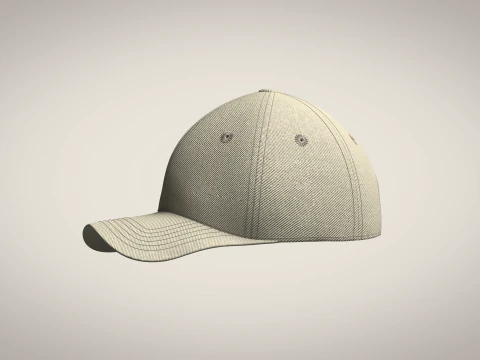 Bon&eacute; de beisebol Modelo 3D