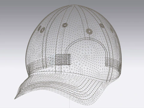 Bon&eacute; de beisebol Modelo 3D