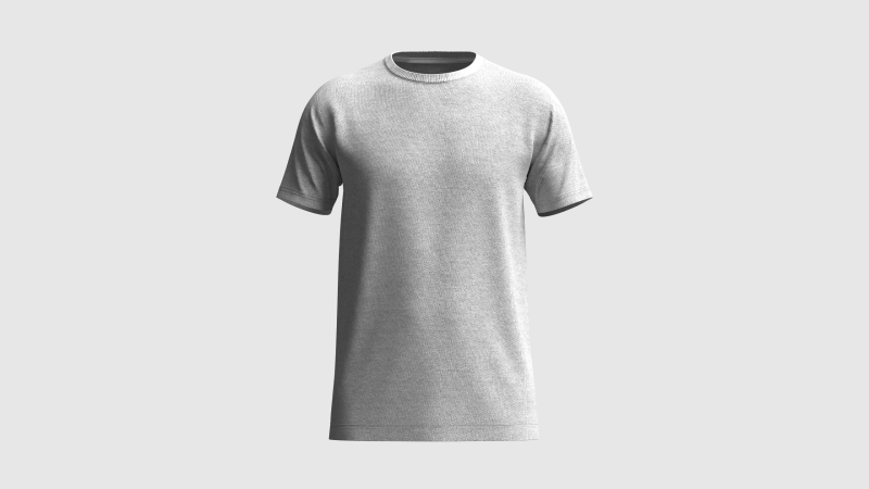 Basic Regular Tshirt 3D Model .c4d .max .obj .3ds .fbx .stl .blend 