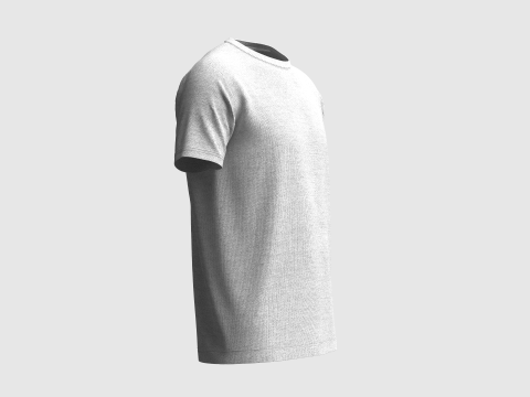 Basic Regular Tshirt 3D Model