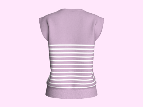 Girls Sleeveless Top 3D Model