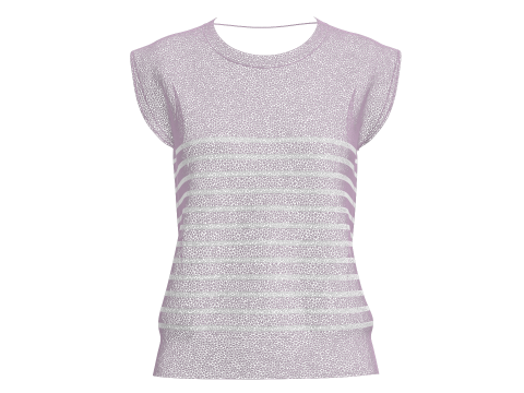Girls Sleeveless Top 3D Model