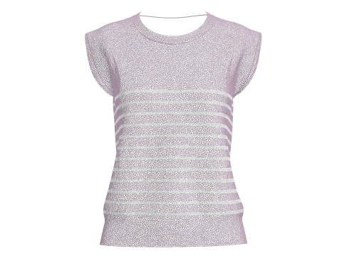 Girls Sleeveless Top 3D Model