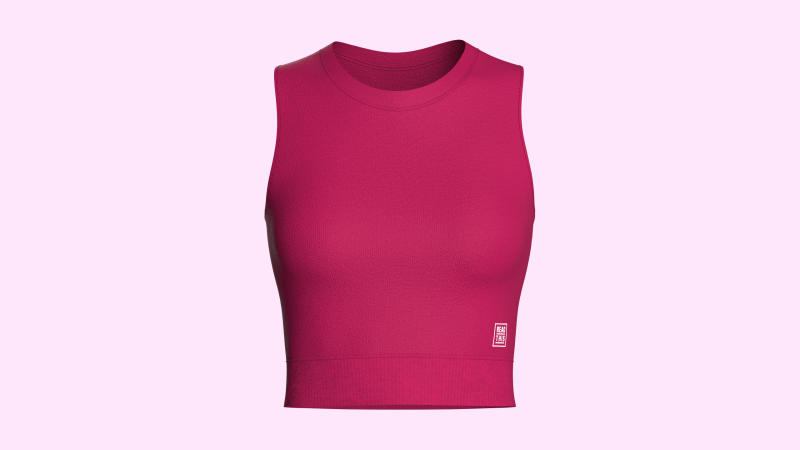 Girls Sleeveless Crop Top Model 3D .c4d .max .obj .3ds .fbx .stl .blend 