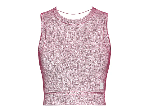 Girls Sleeveless Crop Top 3D Model