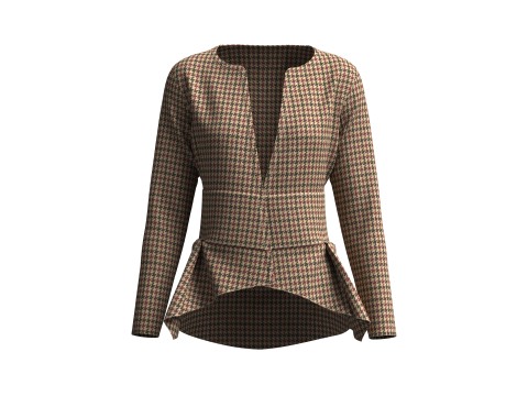 Ladies Fashion Tops Modello 3D