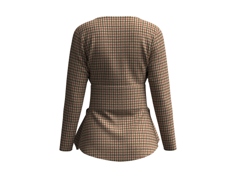 Ladies Fashion Tops 3D 模型