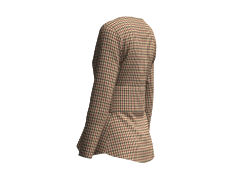 Ladies Fashion Tops 3D 模型
