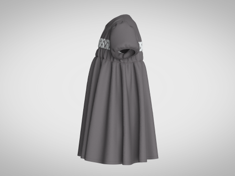 Kids Party Dress 3D Modell
