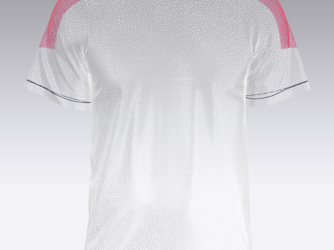 Soccer Dark blue with multi color Jersey Player-10 3D 模型
