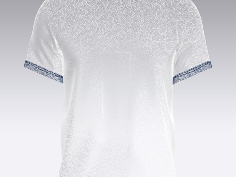 Soccer Football cobalt Blue Jersey Player-11 Modèle 3D