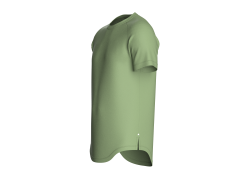 Men Scalloped Tshirt Modelo 3D