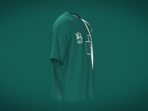 Men Raglan Tshirt - ACE 3D Model