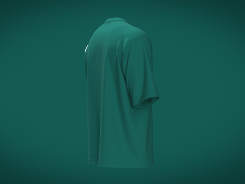 Men Raglan Tshirt - ACE 3D Model