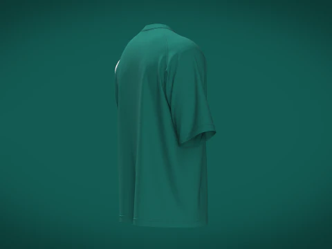 Men Raglan Tshirt - ACE 3D Model