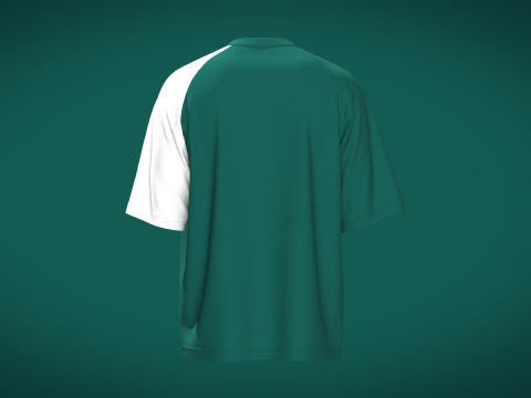 Men Raglan Tshirt - ACE 3D Model