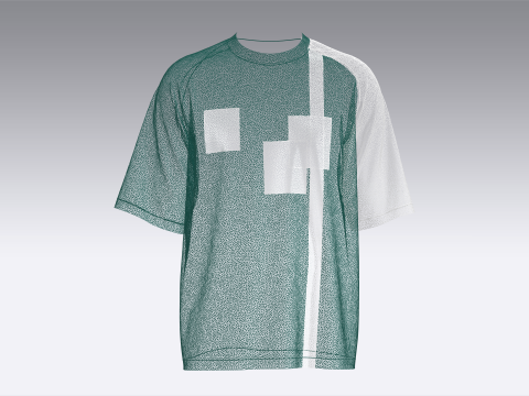 Men Raglan Tshirt - ACE 3D Model