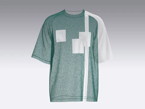 Men Raglan Tshirt - ACE 3D Model