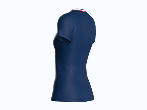 Tommy Hilfiger - Girls Stripe Crewneck T-Shirt 3D 모델