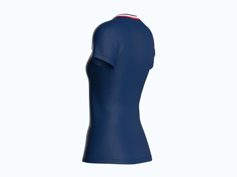 Tommy Hilfiger - Girls Stripe Crewneck T-Shirt 3D Model