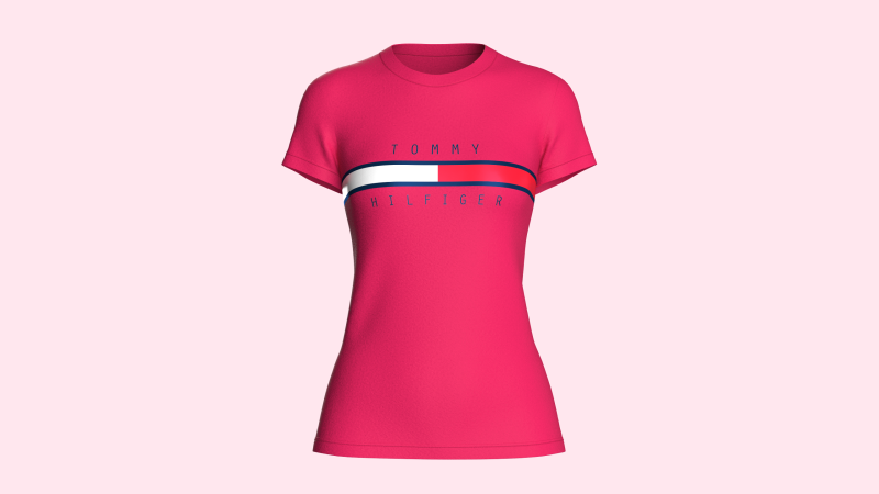 Tommy Hilfiger - Girls Red T-Shirt 3D Model .c4d .max .obj .3ds .fbx .stl .blend 