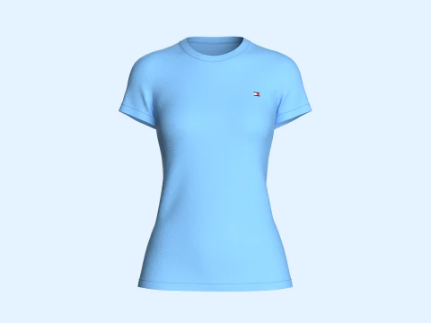 Tommy Hilfiger - Girls Crewneck T-Shirt 3D Model