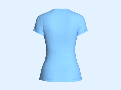 Tommy Hilfiger - Girls Crewneck T-Shirt 3D 모델