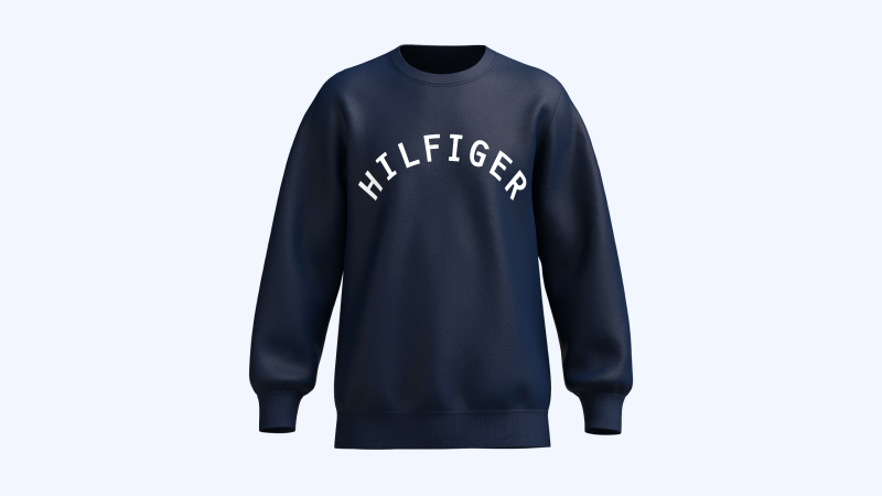 Tommy Hilfiger - Sweatshirt Model 3D .c4d .max .obj .3ds .fbx .stl .blend 
