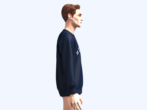 Tommy Hilfiger - Sweatshirt Model 3D
