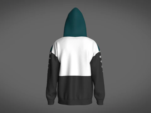 Men Hoodie With Pocket 3D Model