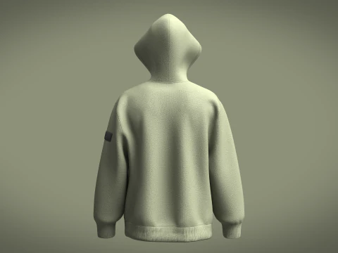 Men Hoodie - I AM OKAY 3D Model