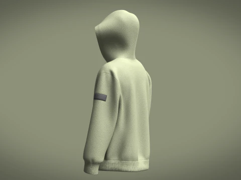 Men Hoodie - I AM OKAY 3D Model