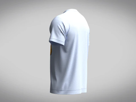 Tshirt - Lying On The Moon 3D Model