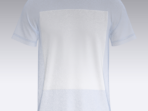 Tshirt - Lying On The Moon 3D Model