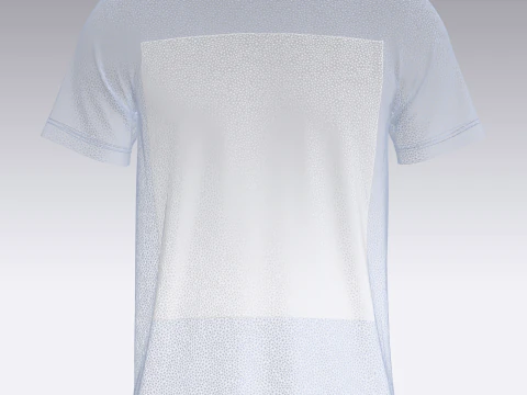 Tshirt - Lying On The Moon 3D Model