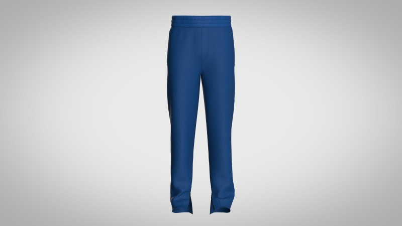 Trouser Pant - Zipper 3D-Modell .c4d .max .obj .3ds .fbx .stl .blend 