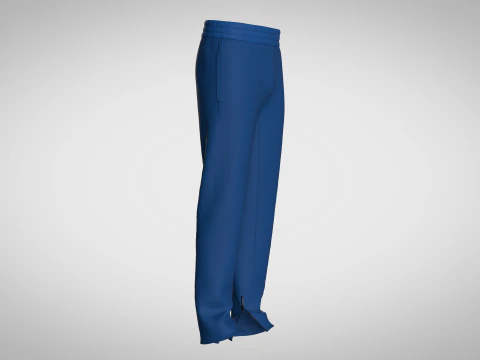 Trouser Pant - Zipper 3D Model