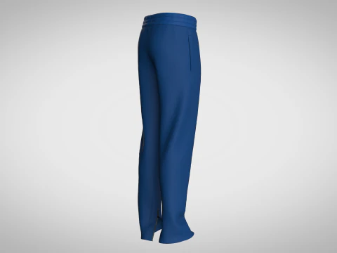 Trouser Pant - Zipper 3D Model
