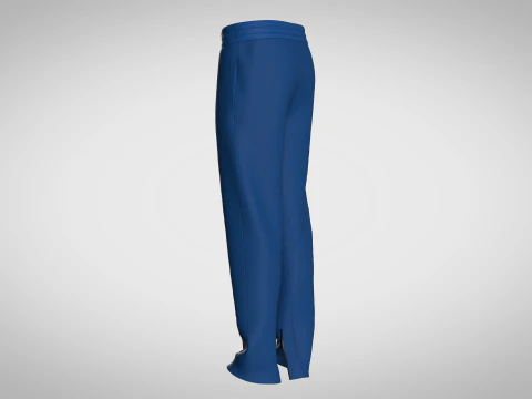 Trouser Pant - Zipper 3D Model