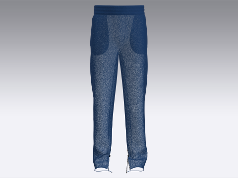 Trouser Pant - Zipper 3D-Modell