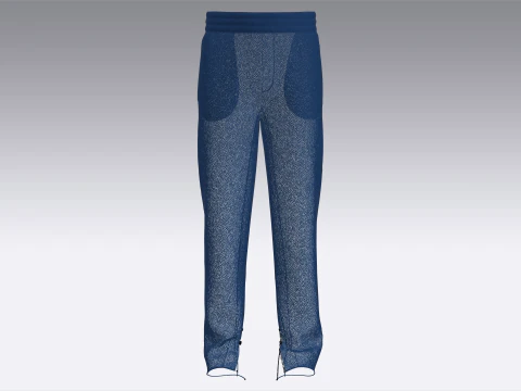 Trouser Pant - Zipper 3D Model