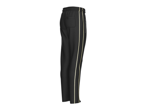 Track Pants - Black And Gold 3D Model