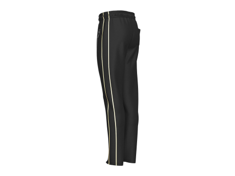 Track Pants - Black And Gold 3D Model