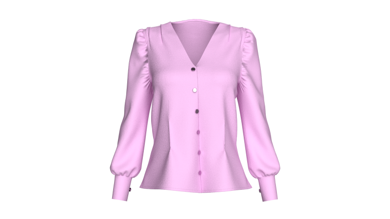 THE FITTED LOLA TOP Model 3D .c4d .max .obj .3ds .fbx .stl .blend 
