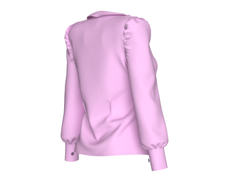 THE FITTED LOLA TOP Model 3D